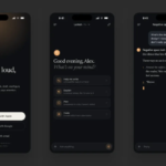 iOS AI Chat Figma UI Kit (Dark Mode)