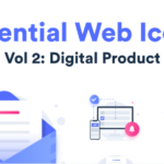 150 vector graphics and icons related to tech-themed digital products