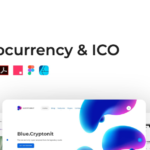 Complete set of web3 design templates for cryptocurrency and ICO platform websites, including SKETCH, PSD, XD, PDF, and FIG.