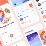 Podcast App UI Design Kit xd Source Files
